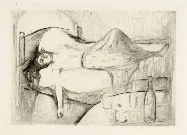 Edvard Munch  : Der Tag danach - The Day After , 1894
