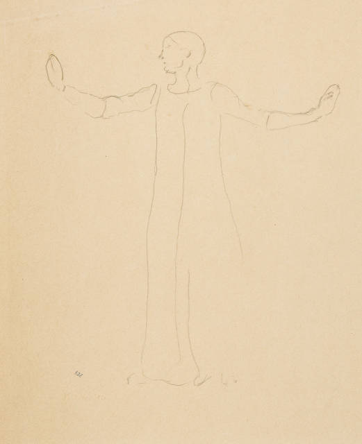 Ferdinand Hodler  : Studie zu Lied in der Ferne , 1906
