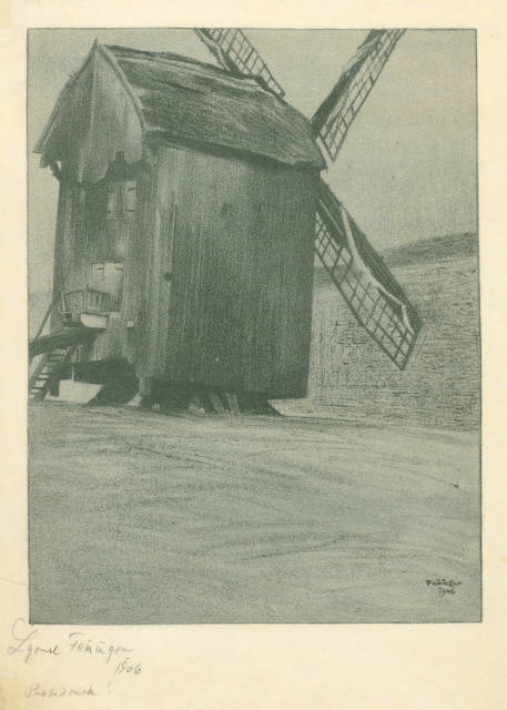 Lyonel Feininger  : Windmühle , 1906