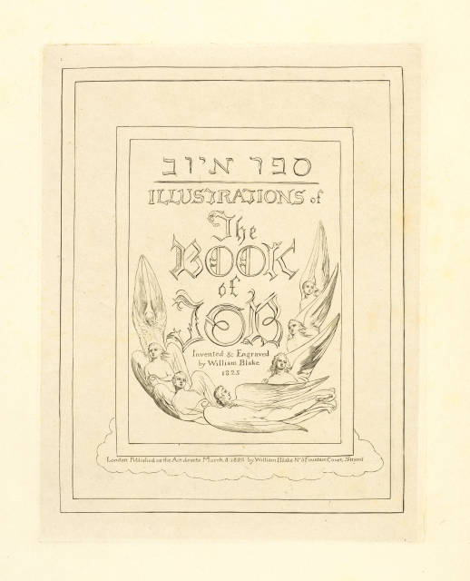 William Blake  : Illustrations of the Book of Job , 1825-1826 